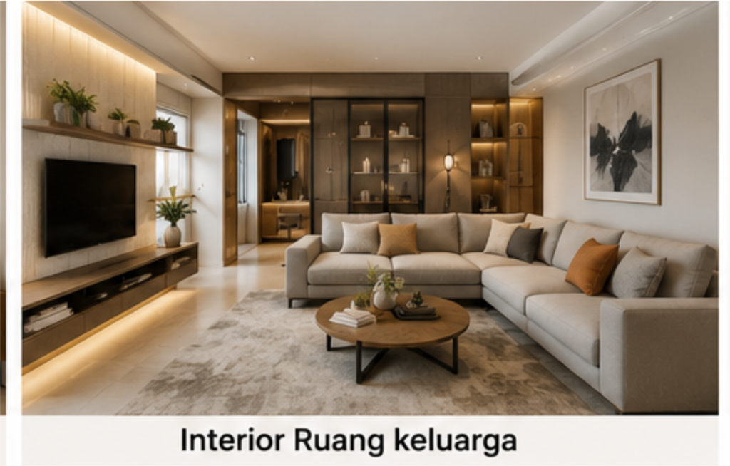 Jasa Interior Ruang keluarga di Yogyakarta
